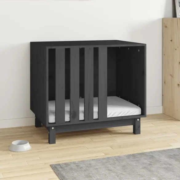 Casă Câini Lemn Masiv Pin - 70x50x62 cm - Livrare Gratuită