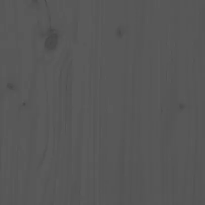 Casă Câini Lemn Masiv Pin - Gri, 90x60x67 cm | Livrare Gratuită