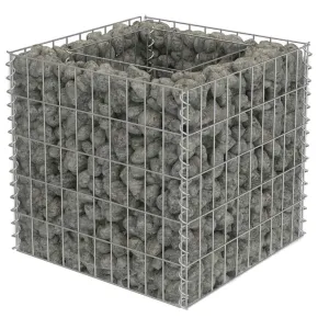 Strat Înălțat Gabion 50x50x50 cm - Oțel Galvanizat | Livrare Gratuită