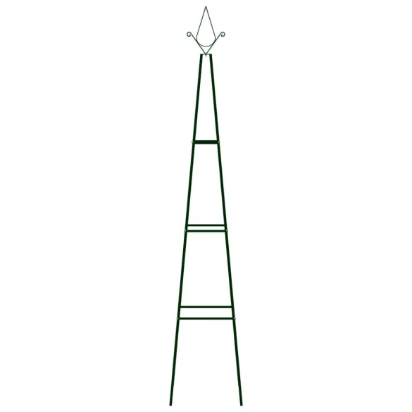 Suporturi Plante Grădină 2 buc - Verde Închis 195 cm
