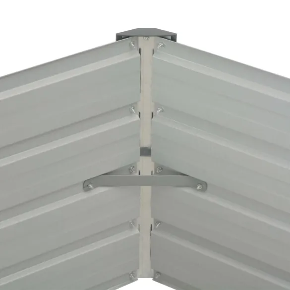 Strat Înălțat Grădină Antracit 129x129x45 cm Oțel