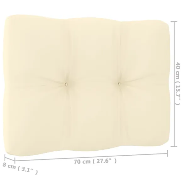 Canapea Grădină 4 Locuri - Lemn Pin Masiv cu Perne - Livrare Gratuită