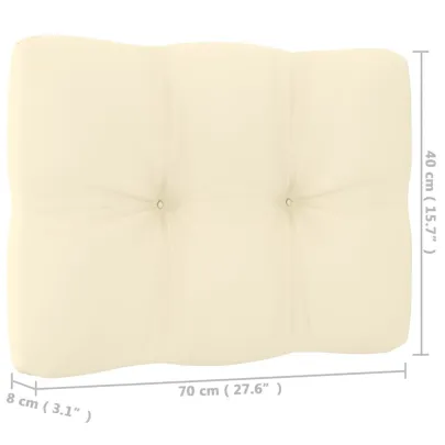 Canapea Grădină 4 Locuri - Lemn Pin Masiv cu Perne - Livrare Gratuită