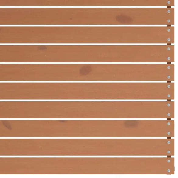 Canapea grădină lemn masiv pin - 2 locuri maro miere