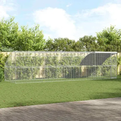 Cușcă Pui Oțel Galvanizat 800x200x198.5 cm | Livrare Gratuită