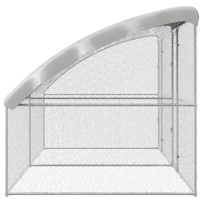 Cușcă Pui Oțel Galvanizat 400x200x198.5cm | Livrare Gratuită