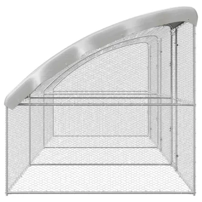 Cușcă Pui Oțel Galvanizat 600x200x198.5cm - Livrare Gratuită