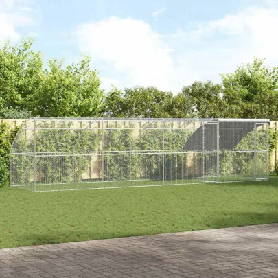 Cușcă Pui Oțel Galvanizat 800x200x198.5cm | Livrare Gratuită