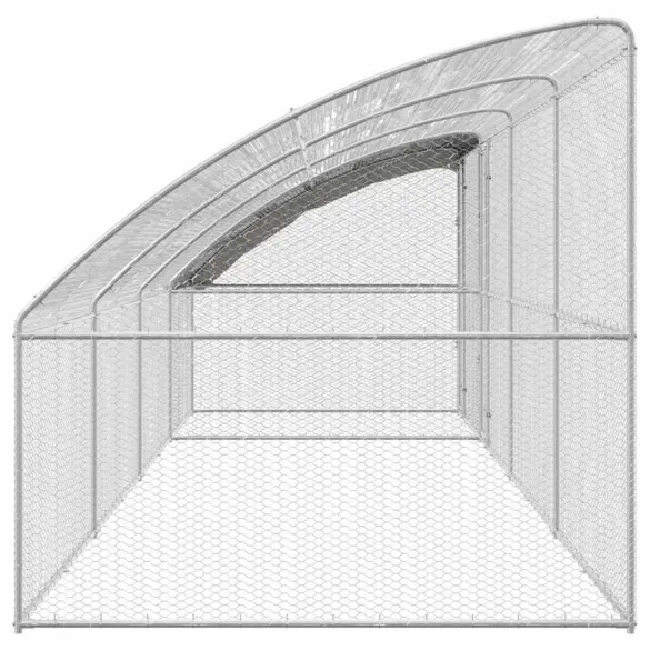 Cușcă Pui Oțel Galvanizat 800x200x198.5cm | Livrare Gratuită