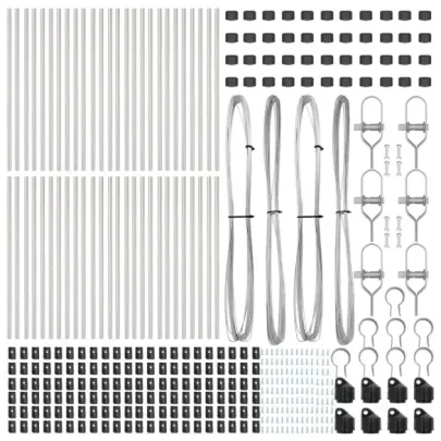 Stâlpi de Gard Oțel, 52 buc - Argintiu, 80 cm | Livrare Gratuită