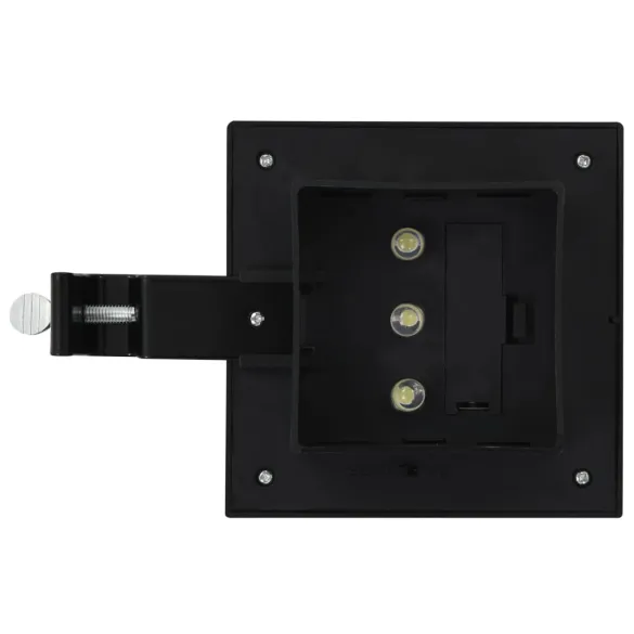 Set 6 Lămpi Solare Exterior LED - Negru Pătrat