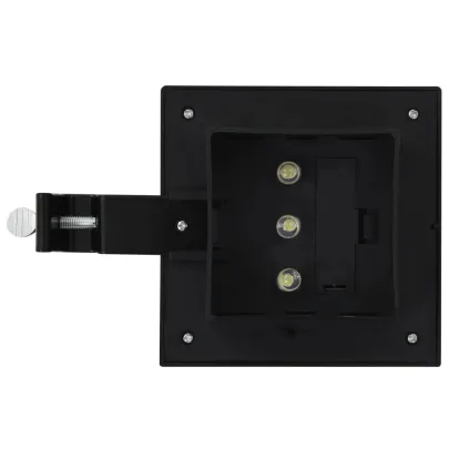 Set 6 Lămpi Solare Exterior LED - Negru Pătrat