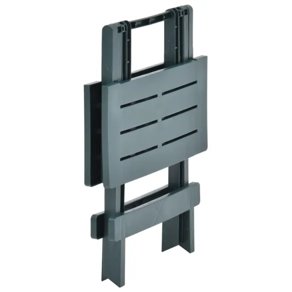 Masă Grădină Pliabilă Verde - Plastic Rezistent