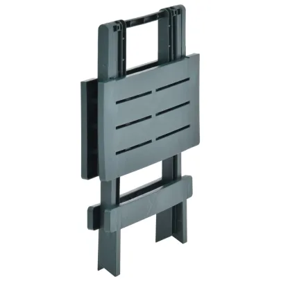 Masă Grădină Pliabilă Verde - Plastic Rezistent