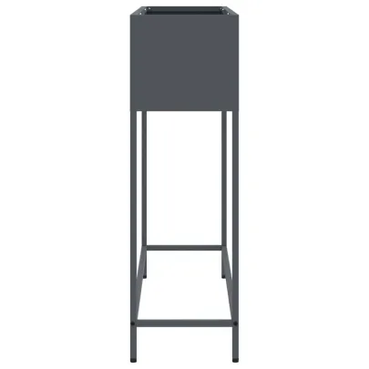 Ghiveci Ridicat Oțel Antracit 100x26x82 cm - Livrare Gratuită
