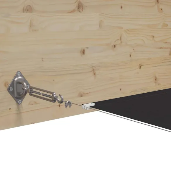 Copertină Verticală Antracit 140x600 cm - Țesătură Oxford