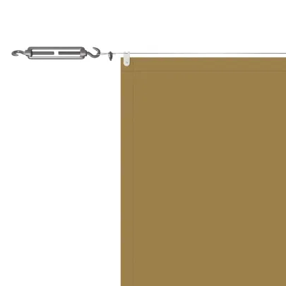 Copertină Verticală Bej 60x600 cm - Țesătură Oxford Rezistentă