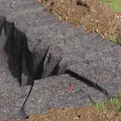 Fleece pentru piscină Gri 10 m - Poliester și Bumbac