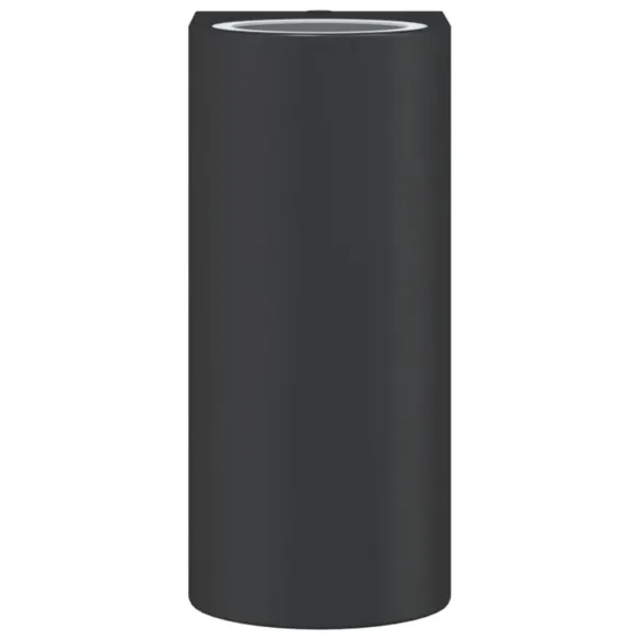 Lămpi LED Exterioare de Perete 2 bucăți - Negru Aluminiu