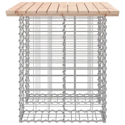 Bancă Grădină Design Gabion, Lemn Masiv de Pin | Comandă Acum
