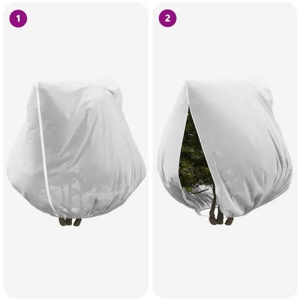 Huse Fleece Protecție Plante Îngheț - 3 pcs