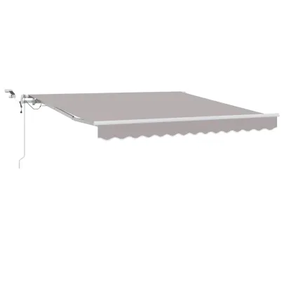 Cortină Retractabilă Gri 300x250 cm - Ușoară și Modernă