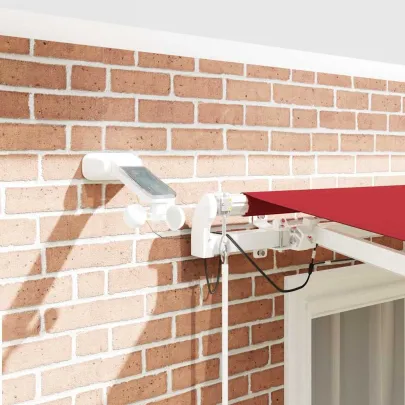 Cortină Retractabilă Roșu 350x250 cm - Livrare Gratuită