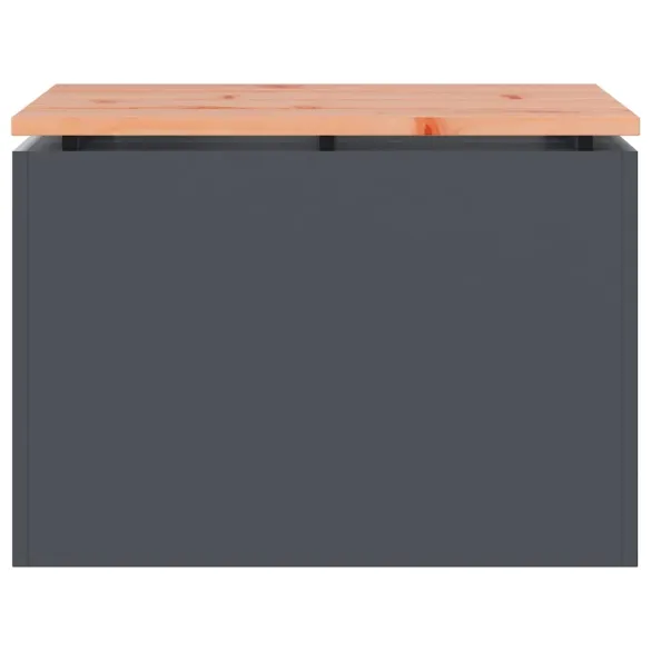 Bancă Grădină Antracit Oțel | Livrare Gratuită