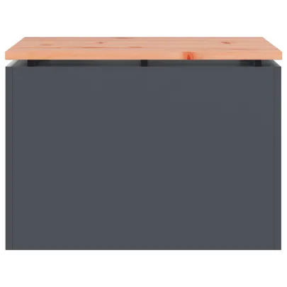 Bancă Grădină Antracit Oțel | Livrare Gratuită