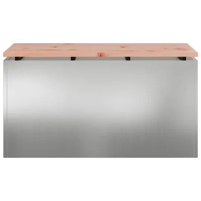 Bancă Grădină Argintiu Oțel Galvanizat - Comandă Online