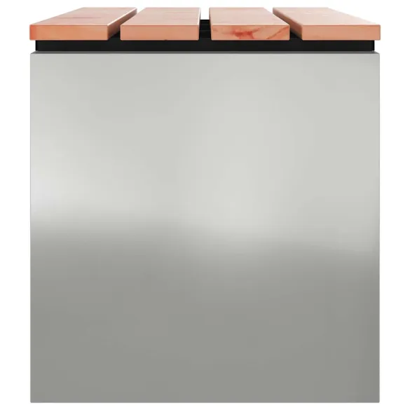 Bancă Grădină Argintiu Oțel Galvanizat - Comandă Online