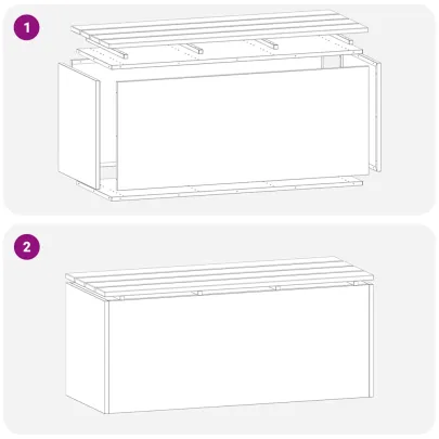 Bancă Grădină Argintiu Oțel Galvanizat - Livrare Gratuită