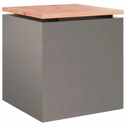 Bancă Grădină Rustică 40x40x43 cm - Oțel Rezistent