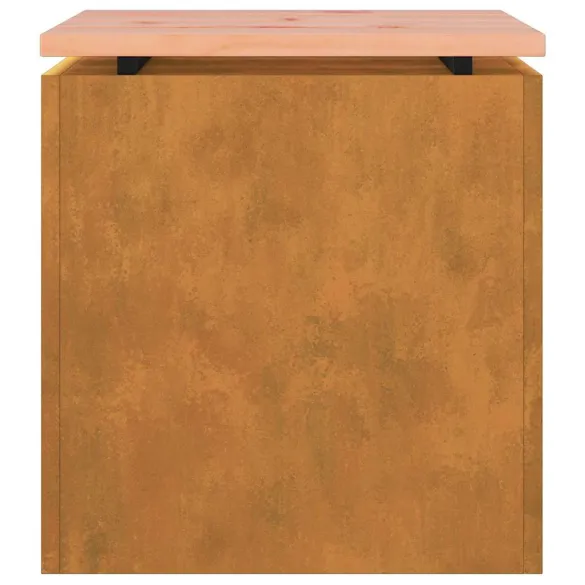 Bancă Grădină Rustică 40x40x43 cm - Oțel Rezistent Bancă Grădină Rustică 40x40x43 cm - Oțel Rezistent
