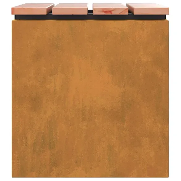 Bancă Grădină Rustică 40x40x43 cm - Oțel Rezistent Bancă Grădină Rustică 40x40x43 cm - Oțel Rezistent