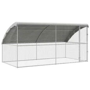 Cușcă Pui Oțel Galvanizat 400x200x198.5cm - Livrare Gratuită 2