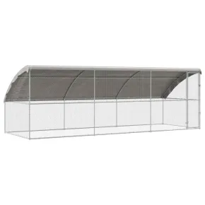 Cușcă Pui Oțel Galvanizat 600x200x198.5cm | Livrare Gratuită 2