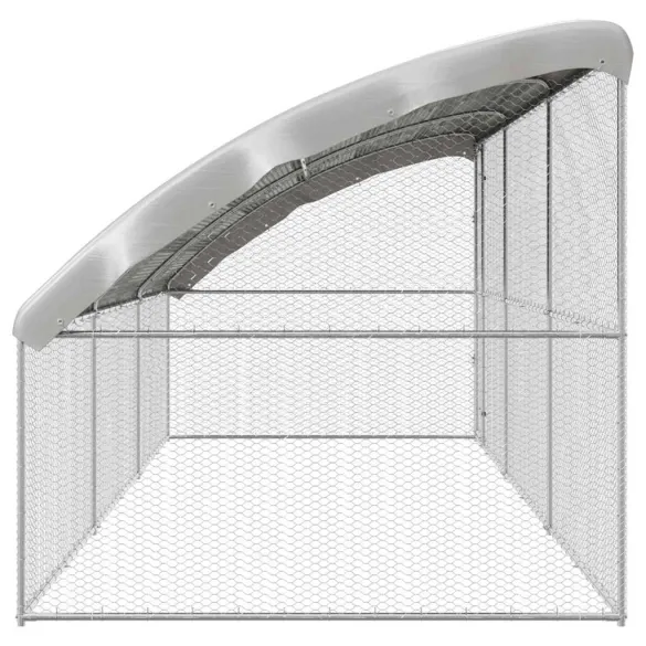 Cușcă Pui Oțel Galvanizat 600x200x198.5cm | Livrare Gratuită Cușcă Pui Oțel Galvanizat 600x200x198.5cm | Livrare Gratuită