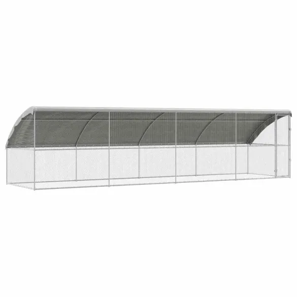 Cușcă Pui Oțel Galvanizat 800x200x198.5cm - Livrare Gratuită Cușcă Pui Oțel Galvanizat 800x200x198.5cm - Livrare Gratuită