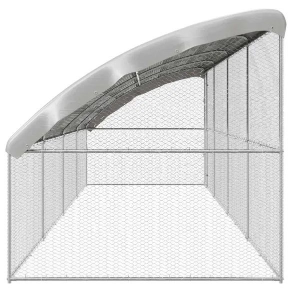 Cușcă Pui Oțel Galvanizat 800x200x198.5cm - Livrare Gratuită Cușcă Pui Oțel Galvanizat 800x200x198.5cm - Livrare Gratuită