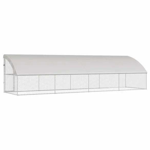 Cușcă Pui Oțel Galvanizat 800x200x198.5cm - Livrare Gratuită Cușcă Pui Oțel Galvanizat 800x200x198.5cm - Livrare Gratuită