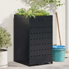 Sistem Depozitare Pubelă cu Acoperiș Ghiveci - 240L