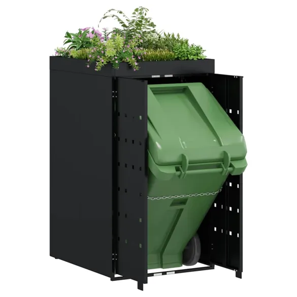 Sistem Depozitare Pubelă cu Acoperiș Ghiveci - 240L Sistem Depozitare Pubelă cu Acoperiș Ghiveci - 240L