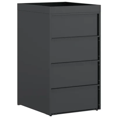 Depozit Coșuri 240L cu Acoperiș | Oțel | Livrare Gratuită