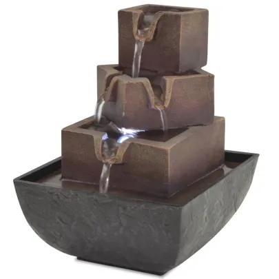 Fântână Interior cu LED - Polirășină | Livrare Gratuită