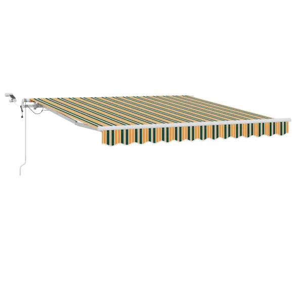 Cortină Retractabilă Verde și Galben 300x250 cm