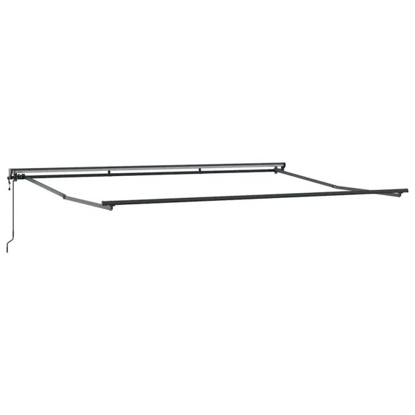 Cortină Retractabilă Crem 450x300 cm cu Telecomandă