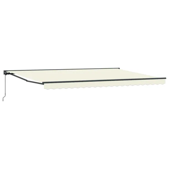 Cortină Retractabilă Manuală Crem 500x300 cm - Livrare Gratuită