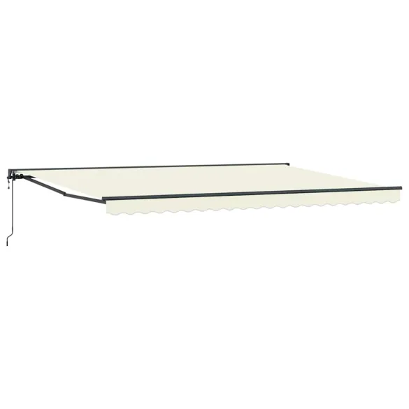 Cortină Retractabilă Crem 500x300 cm - Control Telecomandă
