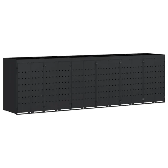 Sistem Depozitare 6 Ghene Wheelie Negru | Livrare Gratuită